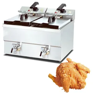 Factory price french fries fryer Computer Control Timer commercial french fries fryer stainless steel fryer