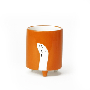 Maceta de cerámica pintada a mano para gatos/perros de porcelana <span class=keywords><strong>con</strong></span> cara de animal <span class=keywords><strong>con</strong></span> patas para uso diario en el jardín para restaurantes - Product Image 6