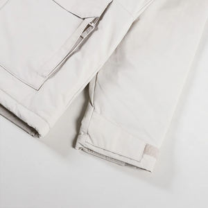 Chaqueta de Forro Polar Cortavientos Personalizada para Hombre, Chaqueta Impermeable con Capucha, Chaqueta Cortavientos con Forro Polar Beige - Product Image 6