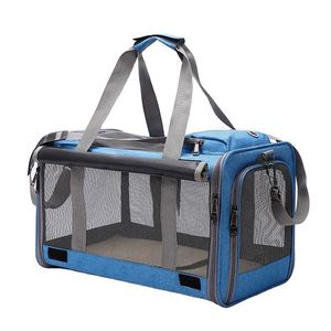 Airline Approved Soft-Sided Breathable Pet Travel Tote Small Dog Cat Carrier <b>Bag</b> With Shoulder Strap and <b>Sleeping</b> Pad - Product Image 1