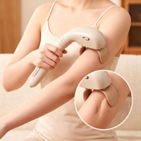 Masseur corporel électrique portatif sans fil Dolphin rechargeable, marteau de massage pétrissant, appareil de massage des tissus profonds