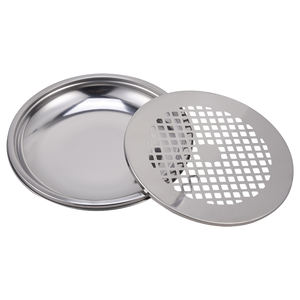 غير القابل للصدأ في الهواء الطلق داخلي حاوية القمامة الصناعية التجارية سلة القمامة مع غطاء سلة سجائر بن WBR085 - Product Image 6