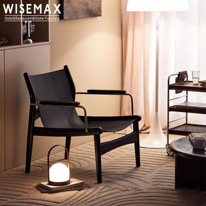 WISEMAX <span class=keywords><strong>เก้าอี้</strong></span>หนัง<span class=keywords><strong>อานม้า</strong></span>ดีไซน์เนอร์ย้อนยุคสําหรับห้องนั่งเล่น <span class=keywords><strong>เก้าอี้</strong></span>แขนห้องนั่งเล่นที่ทันสมัย <span class=keywords><strong>เก้าอี้</strong></span>ล็อบบี้เดี่ยว - Product Image 2