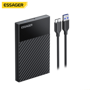 Essager ES-YP02 <span class=keywords><strong>USB</strong></span> <span class=keywords><strong>3.0</strong></span> Để <span class=keywords><strong>Micro</strong></span> B 5Gbps Tốc Độ Cao 2.5 Inch <span class=keywords><strong>SATA</strong></span> SSD HDD Bên Ngoài Ổ Cứng Bao Vây Cho Máy Tính Xách Tay - Product Image 1