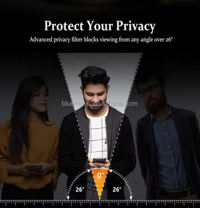 EZ APP Anti-<span class=keywords><strong>espion</strong></span> Verre Trempé Couverture Complète Confidentialité Protecteur D'écran De Téléphone Mobile pour <span class=keywords><strong>IPhone</strong></span> 17 16 15 14 13 12 Air Pro Max Plus - Product Image 3