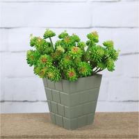 Plantes artificielles en PVC en vrac, fleurs décoratives DIY, herbe créative presque naturelle, décoration pour la maison et le jardin