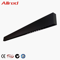 Luminaire LED linéaire à montage en surface, réflecteur en aluminium LED, éclairage commercial à haute efficacité