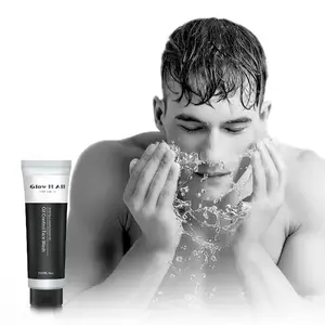 OEM ODM Großhandel Private Label Natural Oil Control Organische Reinigung Gesicht Gesichts reiniger Herren Gesichts wäsche für Herren Hautpflege