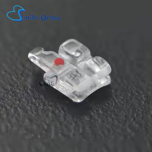 Soportes de cerámica de <span class=keywords><strong>ortodoncia</strong></span> Dental Premium, soportes de zafiro transparente puro, soportes de dientes <span class=keywords><strong>invisibles</strong></span> de alta calidad - Product Image 3