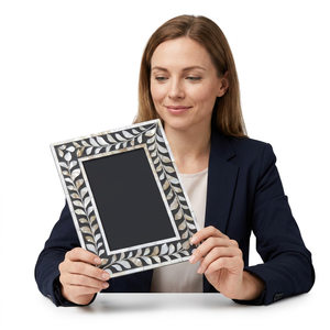 Antique Style DIY Modern Handmade Mother of Pearl Eco-Friendly <b>Photo</b> <b>Frames</b> Home Decor New Wholesale Inlay Design Natural Crafts - Product Image 1