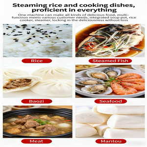 Hot Sale Heavy Duty 24 Trays Gas electric Steaming Cabinet <b>Industrial</b> Food <b>Steamer</b> Machine Large Capacity for Canteen Hotel - Product Image 3