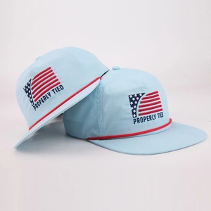 OEM Wholesale Custom Embroidery Logo Sporty Waterproof Fruit Unisex Polyester/Cotton <b>Snap</b> Back <b>Caps</b> Flat Bill Unstructured Rope - Product Image 5