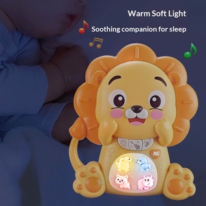 Nouveaux jouets musicaux électroniques en plastique pour enfants, interactifs parent-enfant, éducatifs, mignons, en forme d'animaux : <span class=keywords><strong>lion</strong></span>, éléphant - Product Image 4