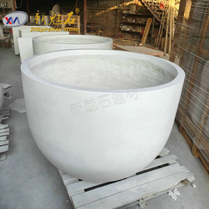 Nuevos Materiales de Construcción de Piedra Artificial, Maceta de Piedra Artificial Translúcida y Lisa, Hormigón de Alto Rendimiento, Foshan, Guangdong - Product Image 3