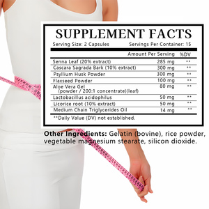 Cápsulas de Desintoxicación de Colon de 15 Días de Marca Privada OEM para un Metabolismo Saludable y Movimiento Intestinal, Suplemento Herbal Natural de Hoja de Senna - Product Image 3