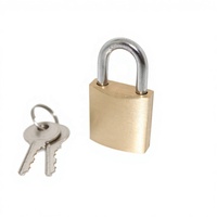 Cadenas de sécurité extérieur en laiton marin, étanche, antirouille, anti-effraction, pour entrepôt, serrure de porte 20 mm, accessoires de quincaillerie pour yacht et bateau