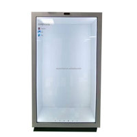 Écran numérique transparent de conception unique de 75 à 86 pouces, boîte d'affichage numérique transparente 3D, écran tactile LCD