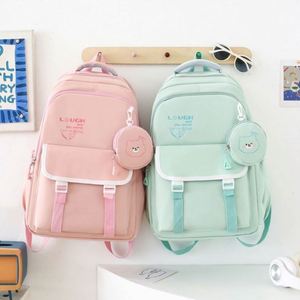 Sac à dos scolaire de haute qualité pour étudiants, sac à dos pour ordinateur portable avec fermeture éclair, sac à dos pour filles, sac à dos en nylon imperméable - Product Image 4