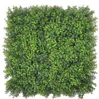 Panneaux muraux d'herbe verte artificielle Panneaux extérieurs et intérieurs artificiels Faux plantes Mur vert pour hôtel et maison