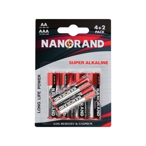 Batería Nanguang 1,5 V <span class=keywords><strong>AA</strong></span> alcalina <span class=keywords><strong>AA</strong></span> <span class=keywords><strong>LR6</strong></span> Batería alcalina 1,5 V súper ultra alcalina AM3 - Product Image 1