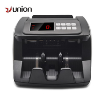 Machine de comptage d'argent UN-10 Compteur de billets portable LCD Compteur d'argent multi-devises avec affichage LED