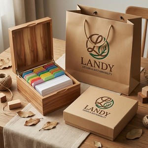Organisateur de <span class=keywords><strong>cartes</strong></span> d'indexation en bois naturel Landy, boîte de rangement pour recettes en pin massif avec couvercle rabattable, <span class=keywords><strong>cartes</strong></span> catégorisées pour cuisine et maison, vente en gros - Product Image 6