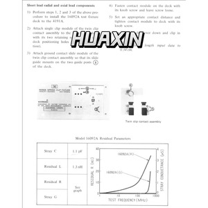 Keysight 16092A <b>Spring</b> <b>Clip</b> Fixture Frequency: DC to 500MHz DC Bias: -40V to 40V - Product Image 3
