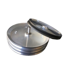60*7 Flange Hard Anodized Optical Fiber <b>Pulley</b> - Product Image 1