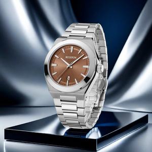 Reloj de Lujo para Hombre GM662, Caja de Acero Inoxidable 316L, Correa con Cristal Hardlex, Esfera Analógica, Resistencia al Agua 5BAR, Cierre Plegable - Product Image 2