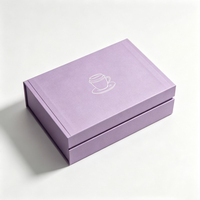 Boîte en papier de luxe pour sachets de thé en gros, personnalisée avec séparateur intérieur, emballage magnétique pour sushis, biscuits et pâtisseries