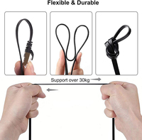 Kabel Patch Ethernet Cat8 Flat 40Gbps 2000MHz RJ45 untuk Jaringan LAN Komputer