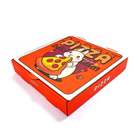 Boîtes à pizza personnalisées avec emballage en feuille d'aluminium Emballage en carton de cuisson en carton avec logo pour emballage de boîte de poulet rôti