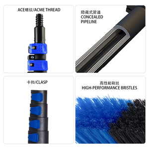 Kit <span class=keywords><strong>de</strong></span> <span class=keywords><strong>Limpieza</strong></span> <span class=keywords><strong>de</strong></span> Paneles Solares Ajustable <span class=keywords><strong>de</strong></span> Aluminio Ecológico, Sistema <span class=keywords><strong>de</strong></span> <span class=keywords><strong>Limpieza</strong></span> <span class=keywords><strong>de</strong></span> Ventanas con Barra Alimentada por Agua - Product Image 2