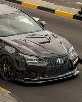 Couvercle de moteur de capot en fibre de carbone modifié Lexus GSF de haute qualité avec boulons 2012 +
