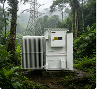 Transformateur de distribution immergé dans l'huile, hermétique, Rainbow S11-M-500, triphasé, 50 Hz, entrée 10 kV, sortie 0,4 kV, cuivre pur