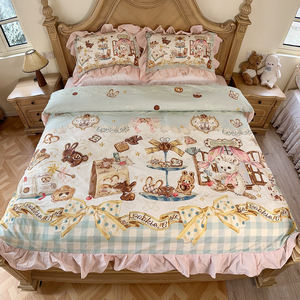 Draps, housses de couette et literie en coton imprimés numériquement - Product Image 1