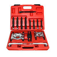 Kit d'Outils Séparateur de Roulements 14 Pièces Extracteur de Pignon Volant Séparateur de Roulements Outil de Retrait pour Véhicules