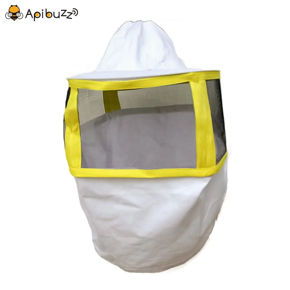 Apibuzz Square Folding Bee Keeping Veil Hats with Round Head Apiculture Beekeeping Farm Equipment Supplies Fishing Anti-Insect