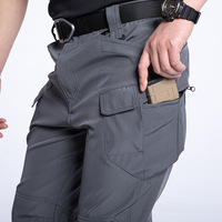 Conjunto de Chaqueta y Pantalones Tácticos de Camuflaje para Hombre, con Tela de Poliéster Resistente al Agua, para Senderismo, Escalada y Camping