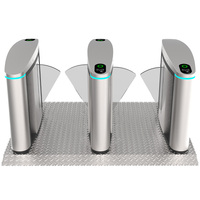 Barrière à lamelles pour contrôle d'accès pour piétons Terminal de reconnaissance faciale Système de contrôle d'accès personnalisé Tourniquet de lecteur de code Qr