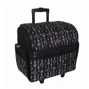 Échantillon gratuit compatible avec le sac de transport pour machine à coudre sur roulettes, sac de transport à roulettes avec bandoulière et poignées robustes - Product Image 6