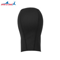 DIVE & SAIL 1MM Casque de plongée en néoprène durable pour la natation et le surf, protection solaire pour la tête, pour hommes et femmes