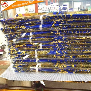 Tissu imprimé en coton véritable 100% style africain Bénin, couleurs vives, pierres Shibbing, tissu batik Chiganvy, vêtements Ankara - Product Image 5