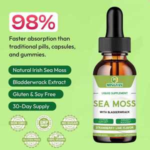 Suplemento de Gotas Líquidas de Musgo Marino de Marca Privada OEM para el Apoyo Inmunológico, la Salud Digestiva y Capilar, 60 ml - Product Image 4