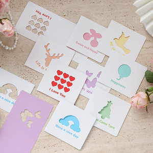 Cartolina d'<span class=keywords><strong>auguri</strong></span> con Design personalizzabile ripiegato - Product Image 3