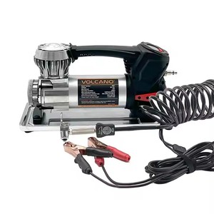 Pompe à air électrique portable 2026 Premium pour pneus, arrêt automatique, pour voiture et moto - Product Image 1