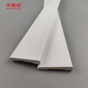 Haute qualité 11/32x2-1/8 boîtier biseauté pvc blanc plinthe moulures et garnitures décoration intérieure - Product Image 5