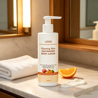 Lotion Corporelle Éclaircissante au Curcuma et Vitamine C 5% Niacinamide Marque Blanche – Hydratation Intense et Réparation Peaux Sèches pour un Éclat Radieux