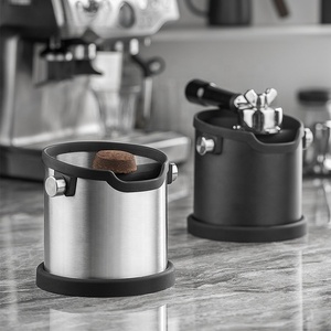 Boîte à café expresso en acier inoxydable pour usage commercial et domestique, personnalisable avec logo, écologique - Product Image 1