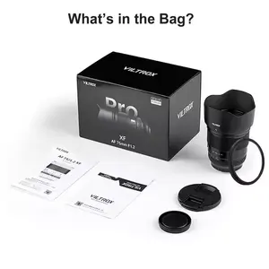 HFT professionnel Viltrox AF 75mm F1.2 Pro objectif d'appareil photo <span class=keywords><strong>reflex</strong></span> numérique <span class=keywords><strong>plein</strong></span> cadre pour Fujifilm Sony <span class=keywords><strong>Nikon</strong></span> mise au point fixe en gros - Product Image 4